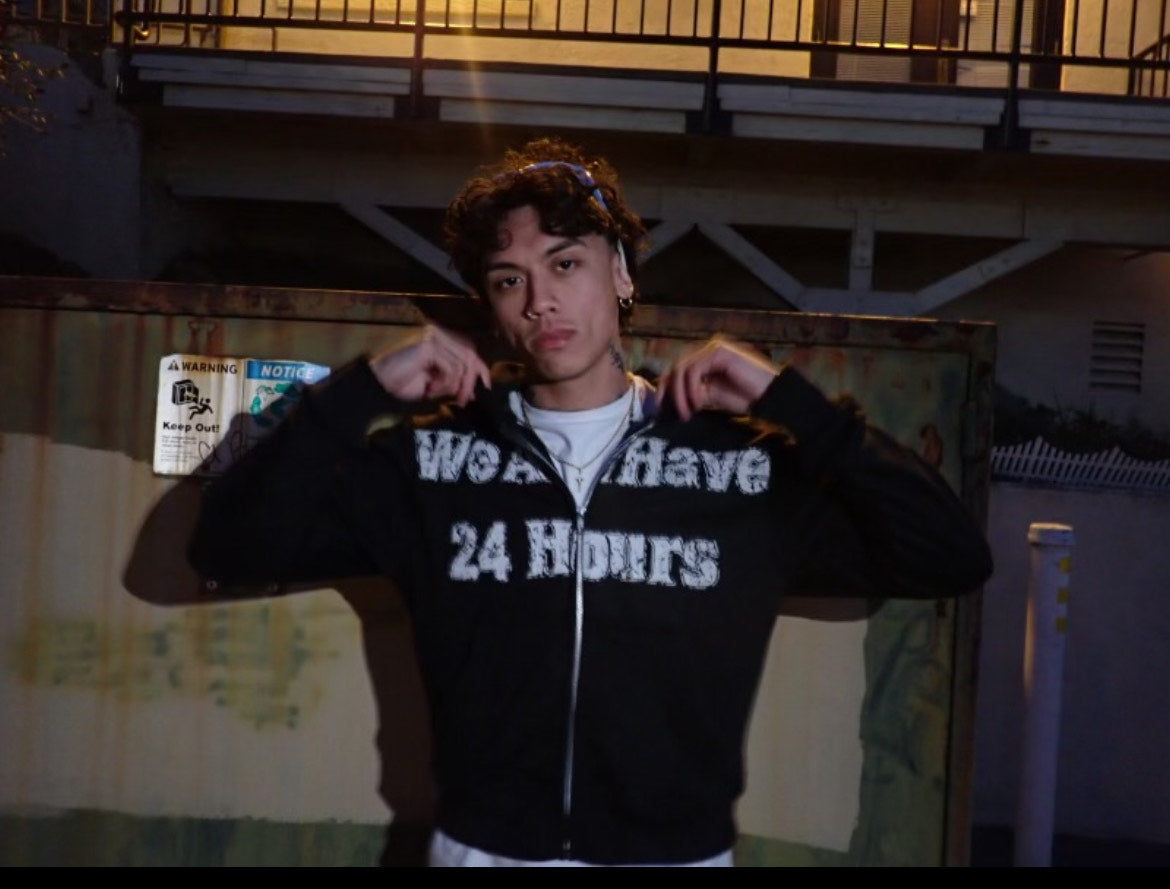24 Hour Jacket Zip-Up (Black)