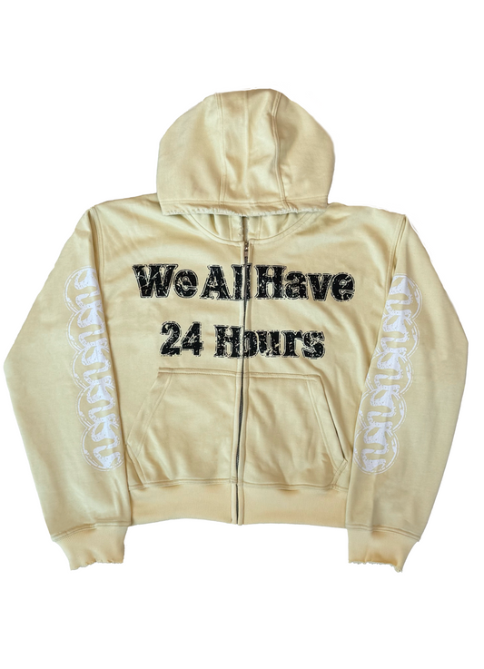 24 Hour Jacket Zip-Up (Cream)