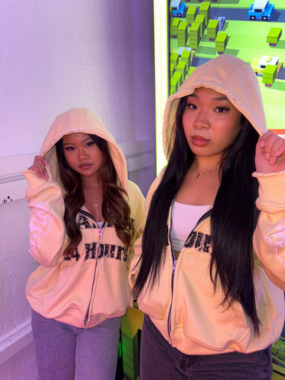 24 Hour Jacket Zip-Up (Cream)