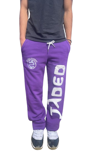 Purple “JADED” SweatPants
