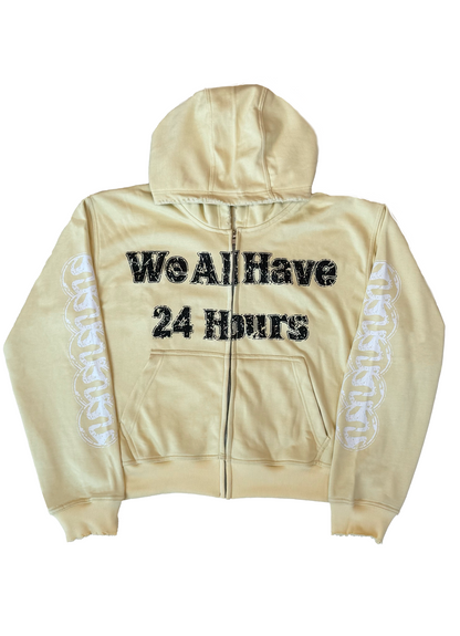 24 Hour Jacket Zip-Up (Cream)